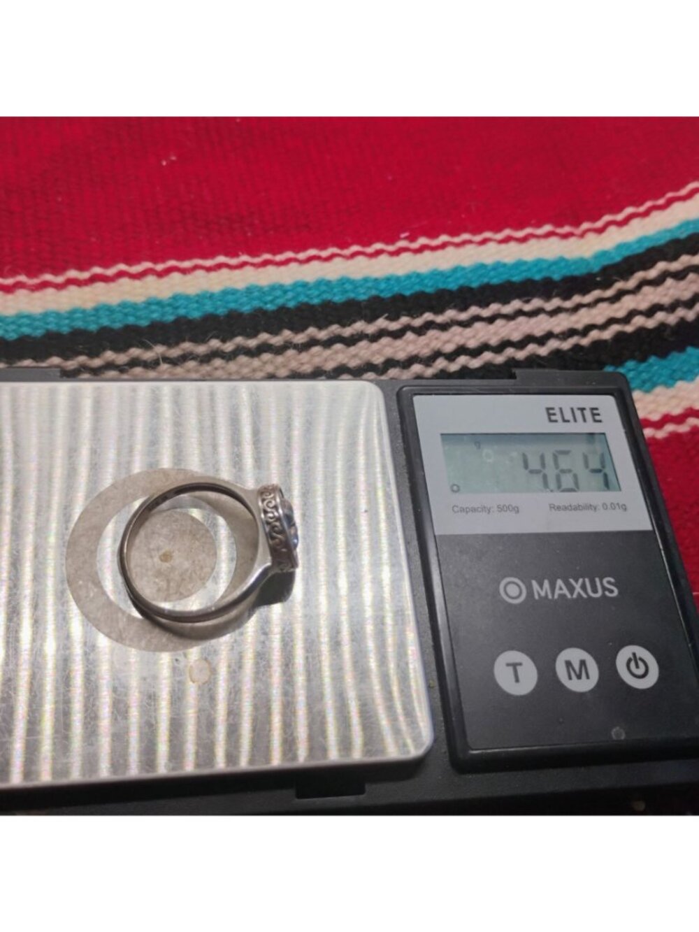 Celtic Inspired Sterling Silver Cross Signet Medallion Ring Size 10 - Picture 7 of 7